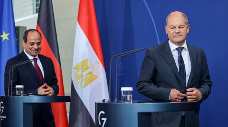 المستشار الألماني: لمسنا توافقا مشتركا في المحادثات مع الرئيس السيسي