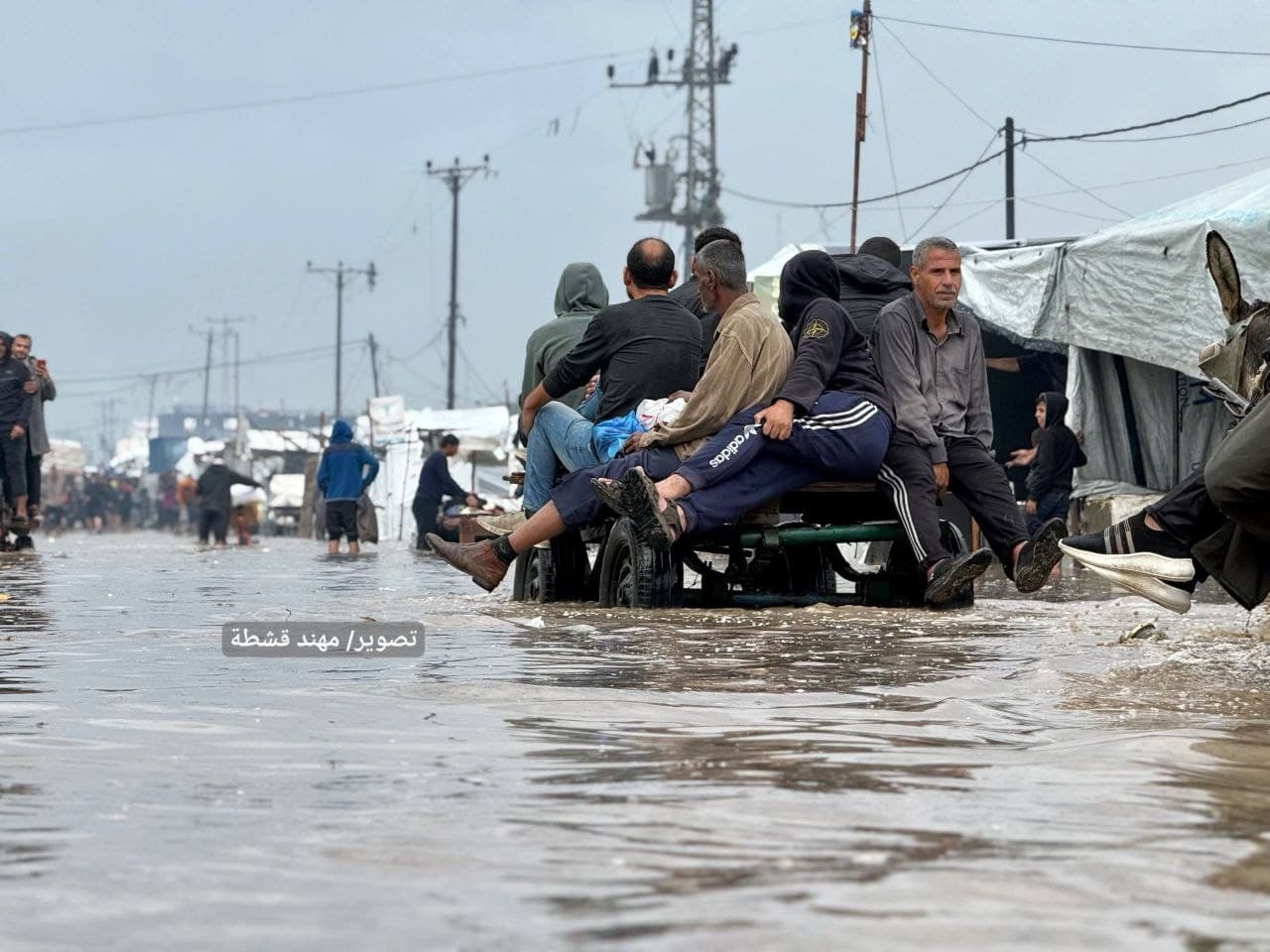 غزة تغرق