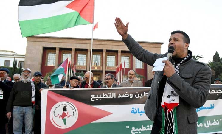 أشكال وأماكن الوقفات والفعاليات الرافضة للتطبيع في المغرب