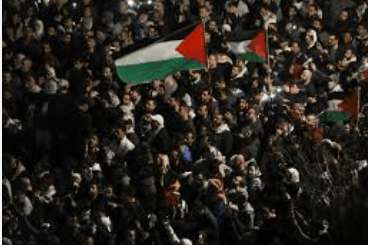 مظاهرة الغضب بفلسطين