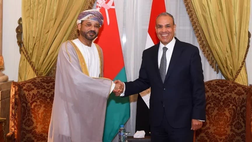 وزير الخارجية المصري بدر عبد العاطي يستقبل نظيره العماني بدر البوسعيدي في القاهرة. 7 يناير 2026 - الخارجية المصرية
