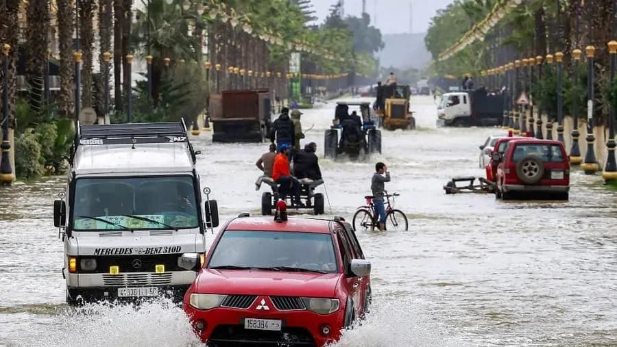 المغرب يواجه فيضانات الشمال