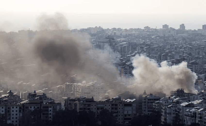 الاحتلال ينذر بإخلاء الضاحية الجنوبية بلبنان
