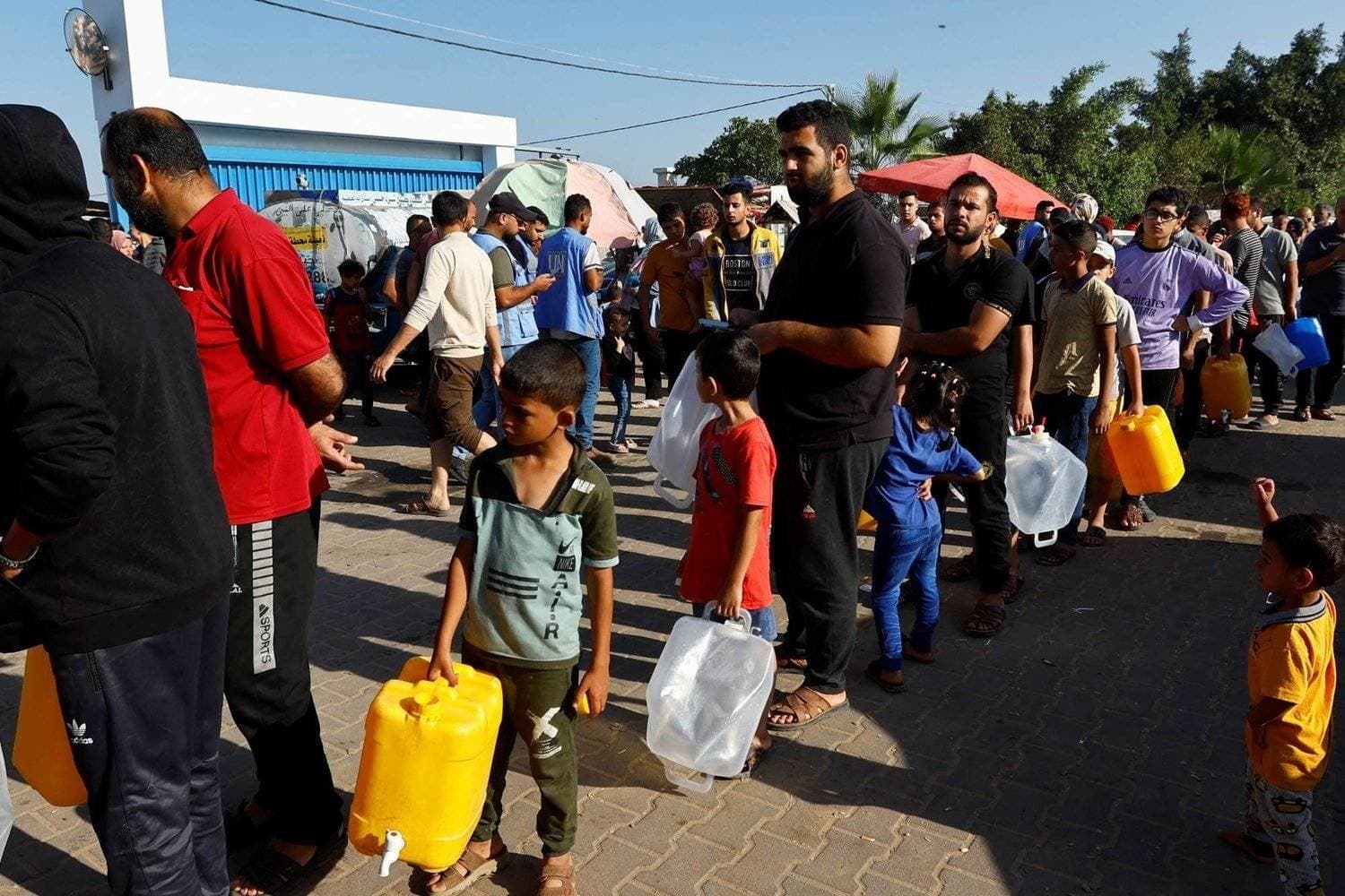 أزمة نقص المياه في غزة