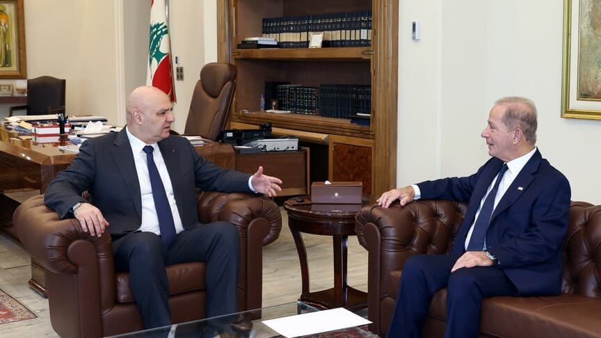 جوزيف عون والسفير الأمريكي لدى لبنان ميشال عيسى
