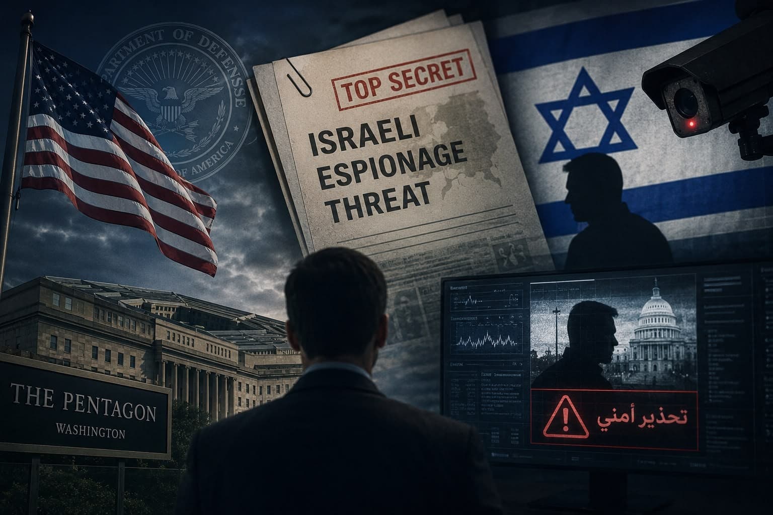 البنتاجون يحذر من التجسس الإسرائيلي