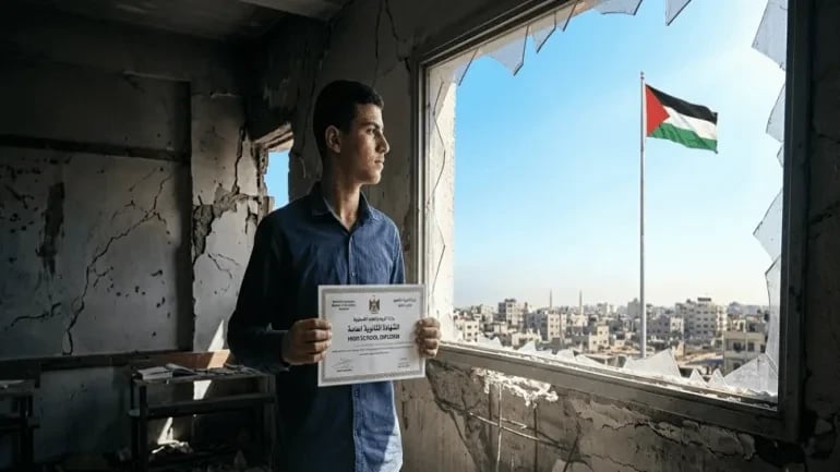 غزة تنتصر بالحبر على الحديد.. شهادة التوجيهي وثيقة بقاء وليست مجرد نتيجة