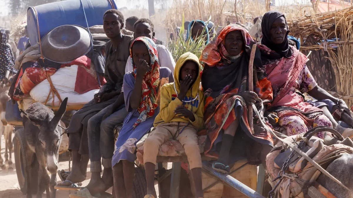 نزوح السودانيين من بارا