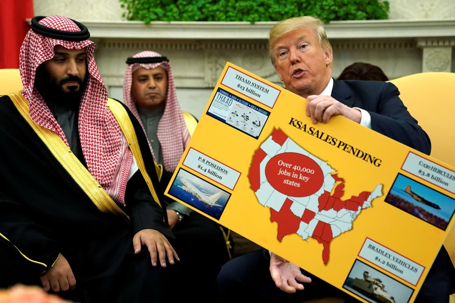 محمد بن سلمان وترامب - أرشيفية