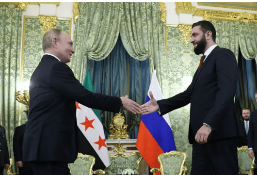 فلاديمير بوتين وأحمد الشرع