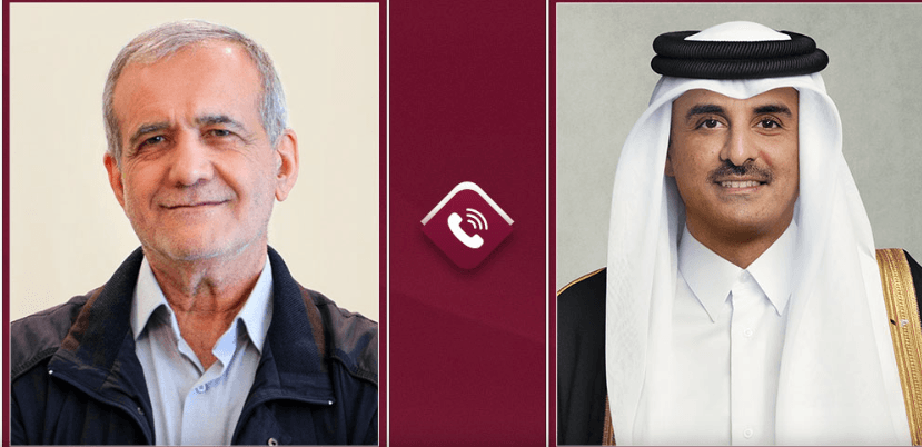 اتصال قطر وإيران.. دفع جهود التسوية والتحذير من تسييس مضيق هرمز