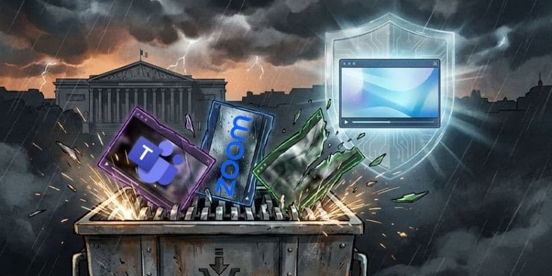 فرنسا تتخلى عن مايكروسوفت تيم وزووم