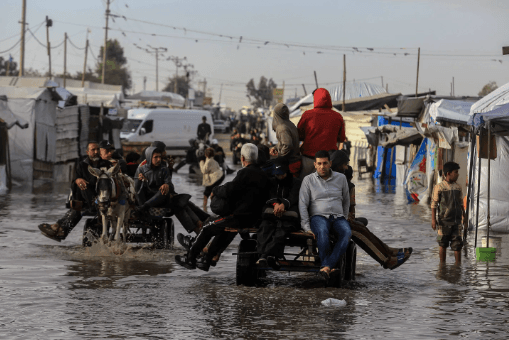 كارثة الشتاء في غزة