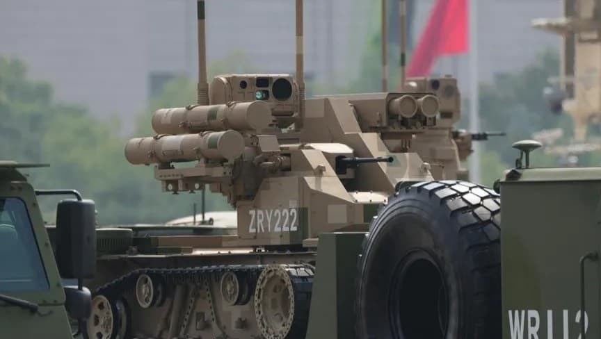 مركبة الدعم الناري الصينية غير المأهولة "ZRY222". سبتمبر 2025 - وكالة أنباء "شينخوا"