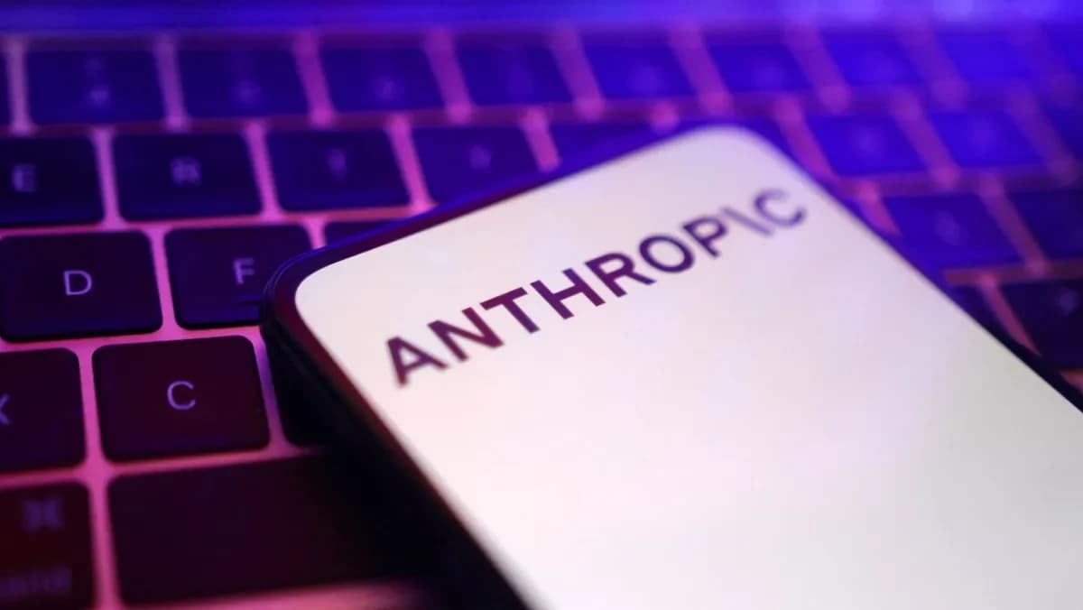 صورة تظهر شعار شركة Anthropic لـ الذكاء الاصطناعي. 20 مايو 2024 - REUTERS