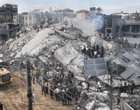 شهداء وجرحى في قصف إسرائيلي استهدف شقة سكنية بغزة