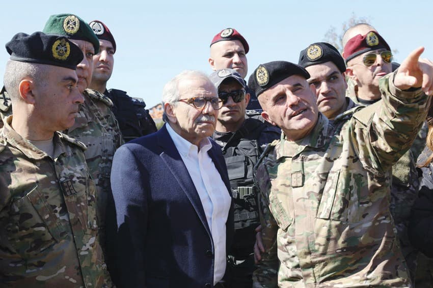 نواف سلام في جنوب لبنان