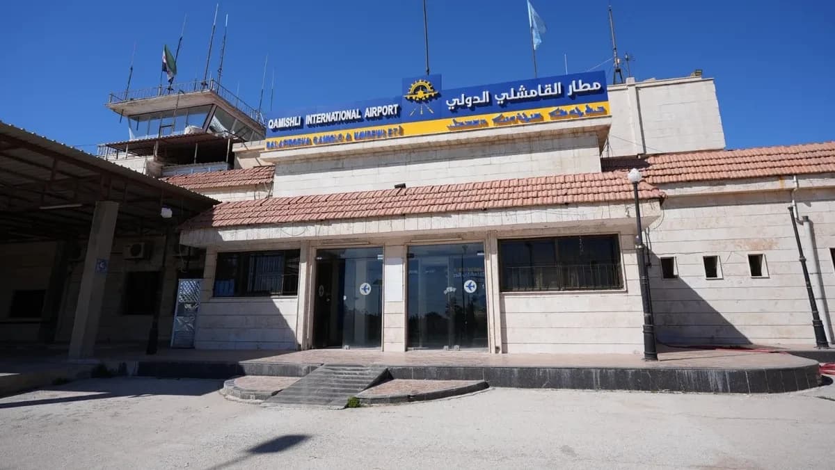 سوريا: الهيئة العامة للطيران المدني السوري تتسلم مطار القامشلي الدولي في محافظة الحسكة. 21 فبراير 2026 - x.com/SyrGACA