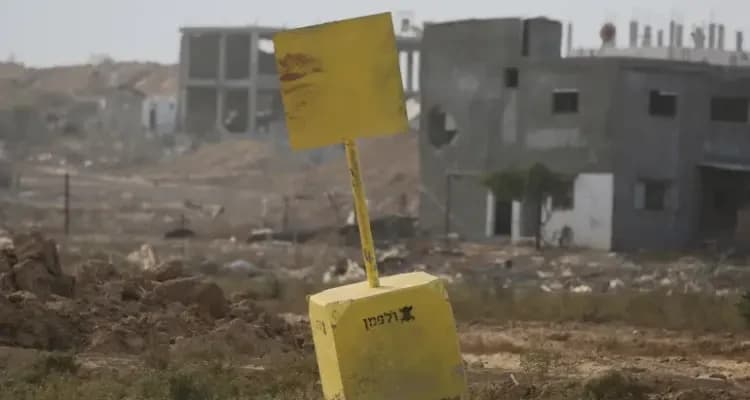 الخط الأصفر في غزة