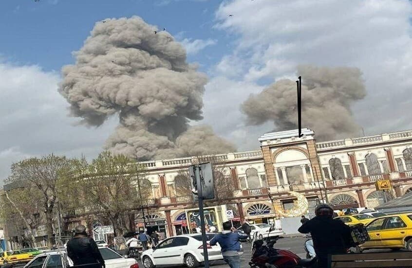 انفجارات إيران