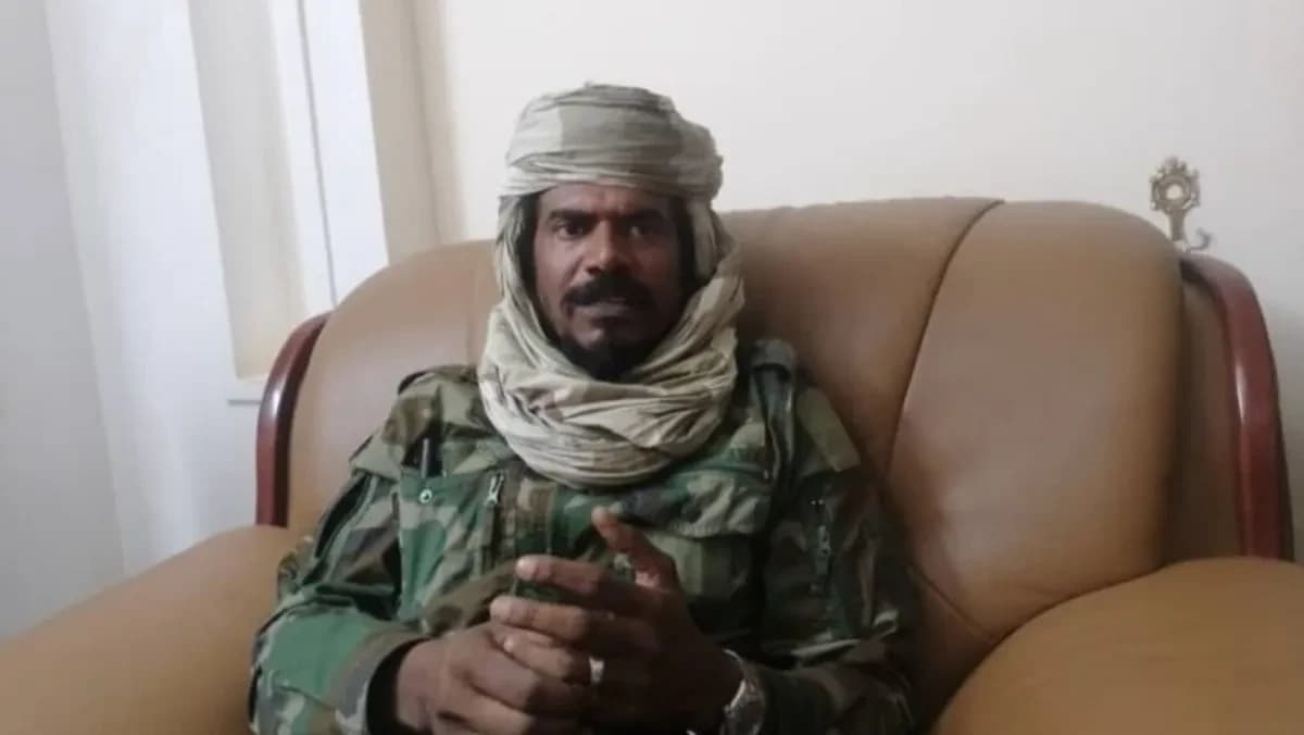 صورة متداولة على وسائل التواصل الاجتماعي للقائد الميداني بقوات الدعم السريع السودانية علي رزق الله السافنا - X