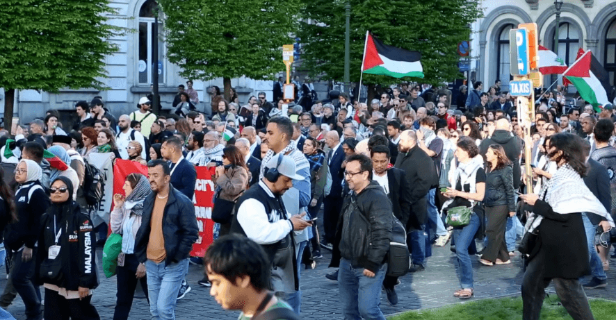 حراكًا شعبيًا لافتًا دعمًا للقضية الفلسطينية