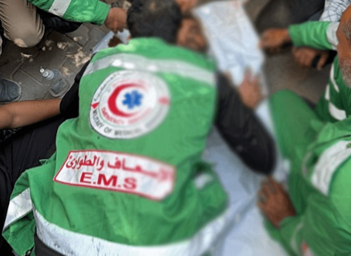الإسعاف والطوارئ في الخدمات الطبية بقطاع غزة