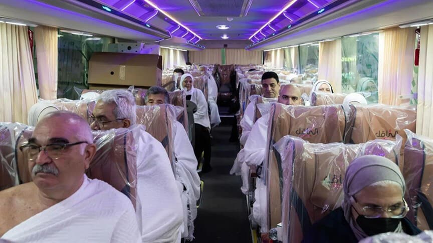وصول 2500 حاج من 104 دول