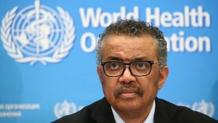 المدير العام لمنظمة الصحة العالمية، تيدروس أدهانوم غيبريسوس