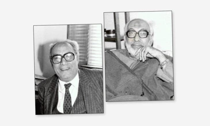 محمود شاكر ولويس عوض