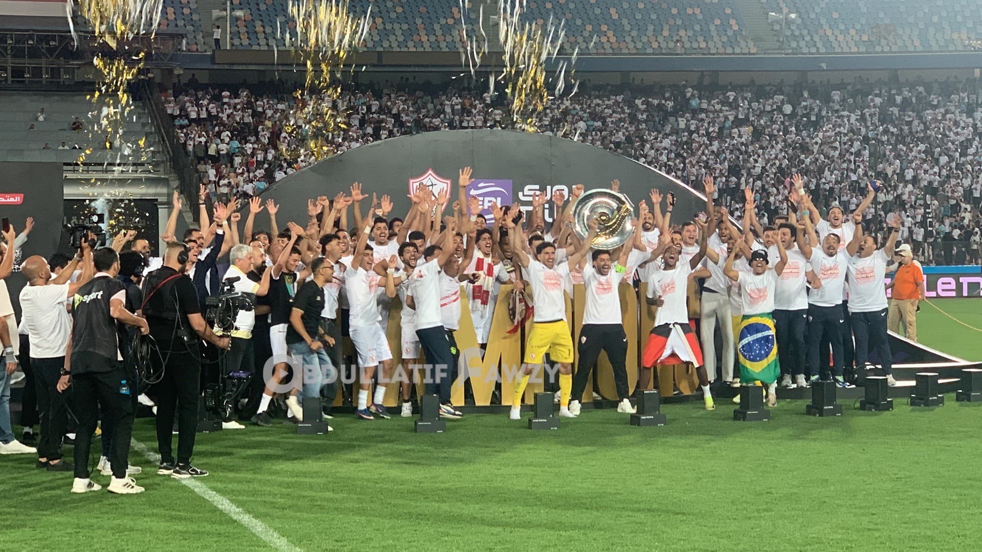 تتويج الزمالك ببطولة الدوري المصري 2026