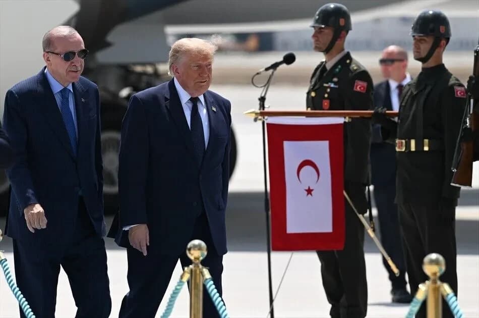 أردوغان يستقبل ترامب بمطار أنقرة4