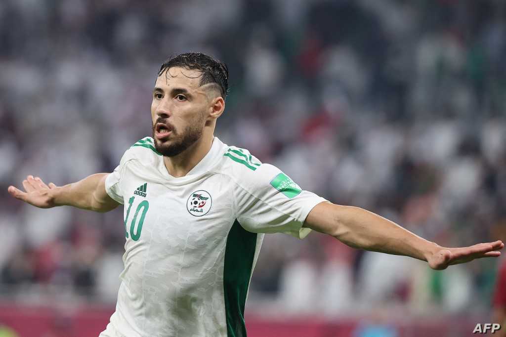 ناد قطري يفسخ عقد الجزائري بلايلي بعد تسجيله هدف اقصاء قطر في كأس العرب