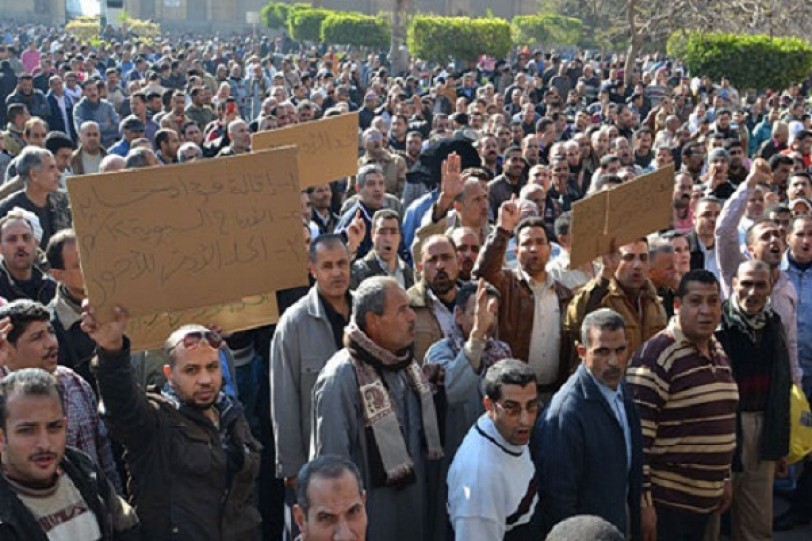 مصر : تقرير المؤسسة العربية  عن الاحتجاجات في ستة شهور (يناير ـ يونيو 2021)