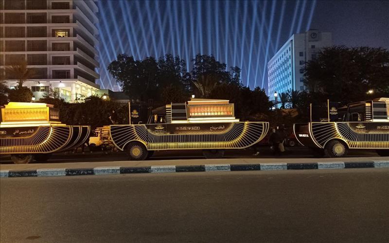 التحويلات المرورية  بالقاهرة خلال موكب نقل المومياوات