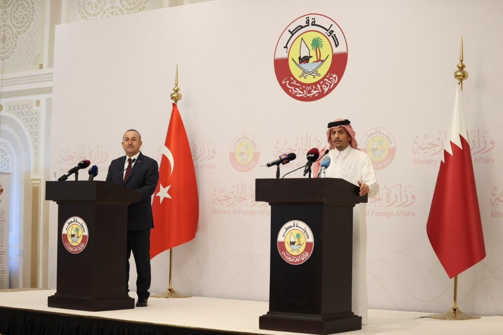 وزيرا خارجية قطر وتركيا: لا منطق لتطبيع العلاقات مع النظام السوري