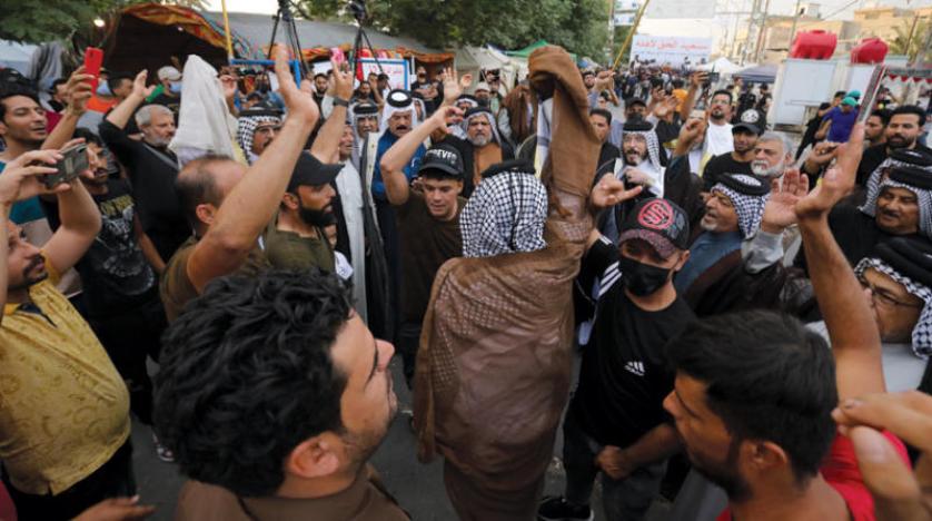 تواصل الاعتصامات الشعبية في العراق رفضا لنتائج الانتخابات البرلمانية