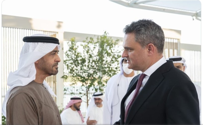 محمد بن زايد يلتقي السفير التركي في أبوظبي