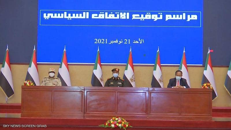 السودان.. النص الكامل للاتفاق السياسي بين البرهان وحمدوك