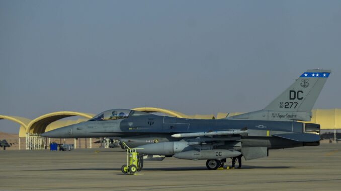 إعلان وصول مقاتلات أف – 16 الأميركية  للسعودية