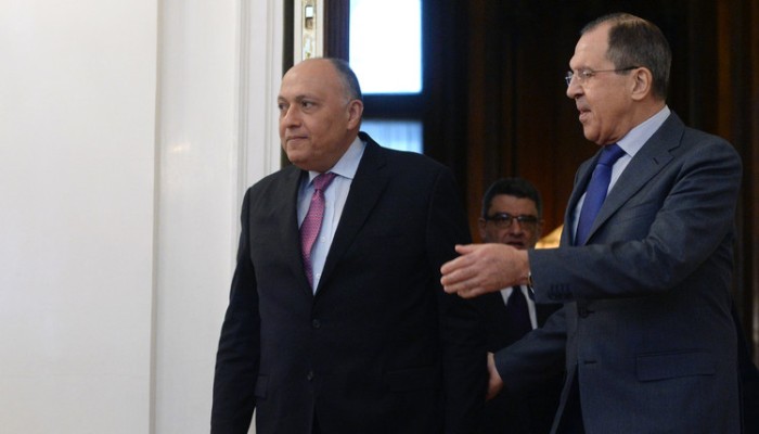 وزير الخارجية المصري في روسيا لبحث أزمات المنطقة