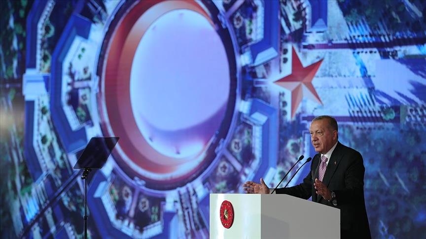 أردوغان يطلق مشروع "الهلال والنجمة" لمقر وزارة الدفاع الجديد