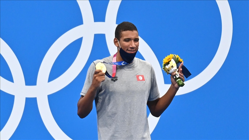 تونس تحقق ذهبية 400 م سباحة حرة بأولمبياد طوكيو