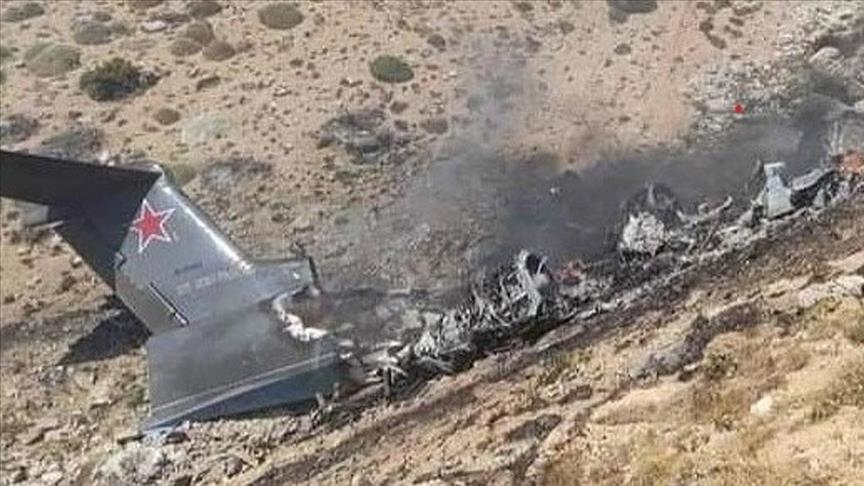 تحطم طائرة إطفاء روسية  إثر سقوطها في تركيا