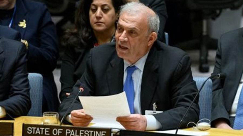 ممثل الرئيس الفلسطيني بالأمم المتحدة: شعبنا كان دوما ضحية