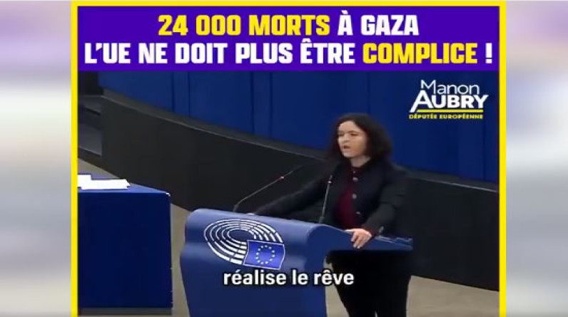 نائبة فرنسية: الاتحاد الأوروبي متورط في دماء 10 آلاف طفل و24 ألف مدني فلسطيني (فيديو)