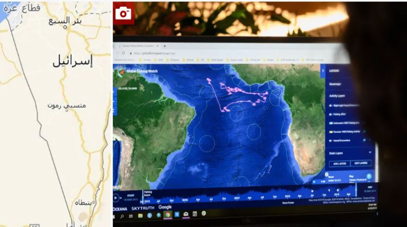 أماكن إسرائيلية تظهر في مصر ولبنان بسبب تشويش "GPS" خوفًا من إيران