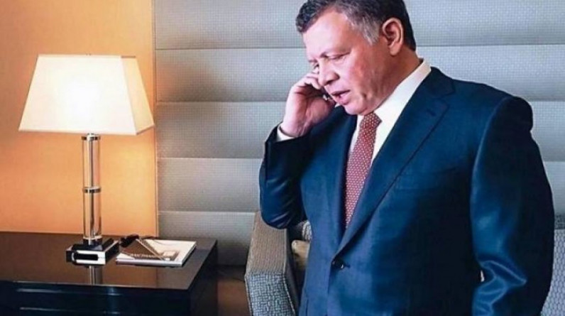 ملك الاردن يتلقى اتصالا من رئيس الحكومة الإسرائيلي