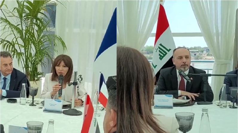 أمين بغداد يوقع مذكرة تفاهم مع عمدة باريس ٱن هيدالغو لتطوير العاصمة العراقية في قطاعات مختلفة