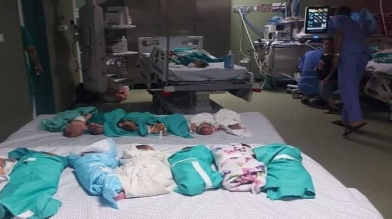 الصحة الفلسطينية: استشهاد 15 طفلا بمستشفى كمال عدوان جوعا